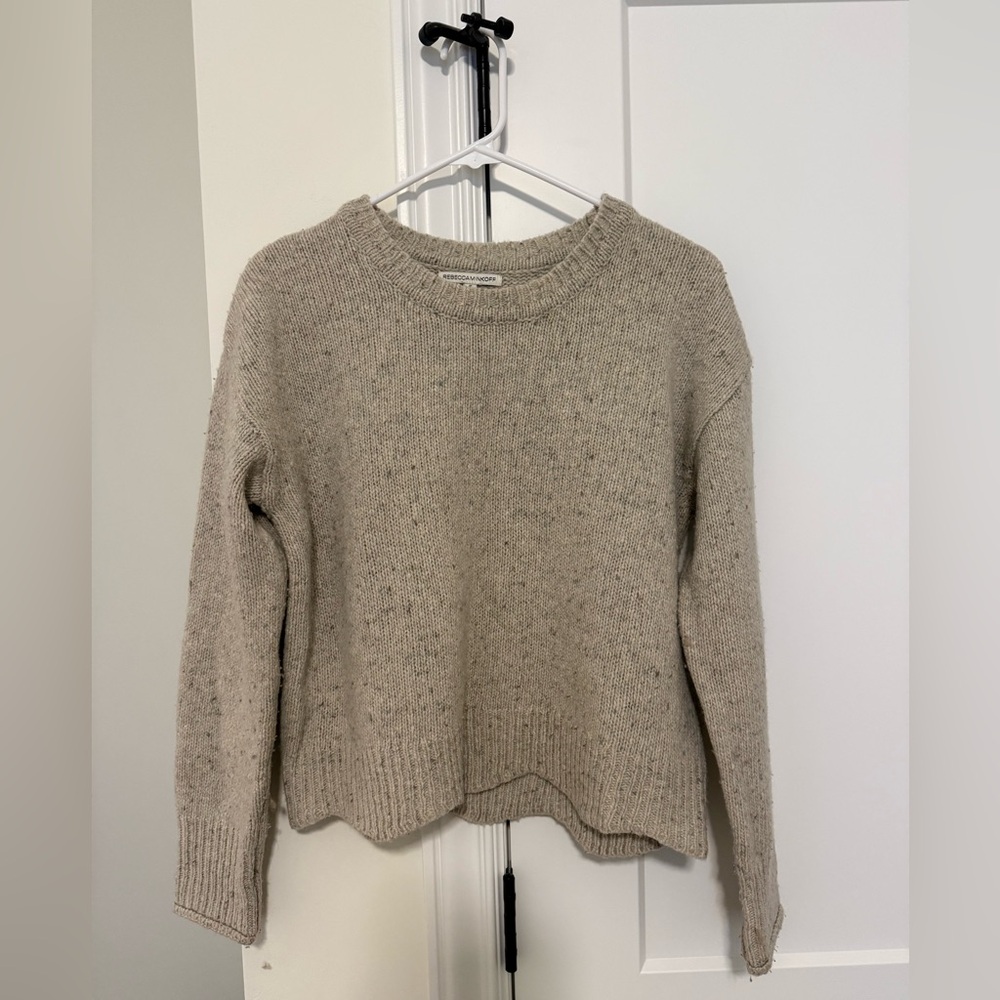Rebecca Minkoff Neutral Wool Sweater